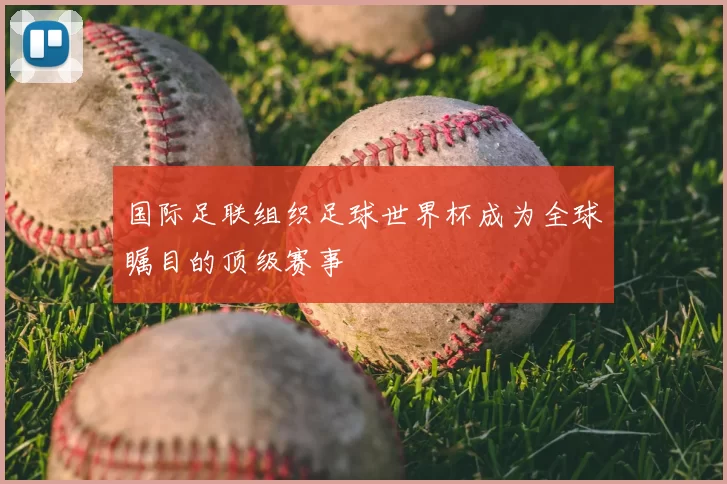 国际足联组织足球世界杯成为全球瞩目的顶级赛事